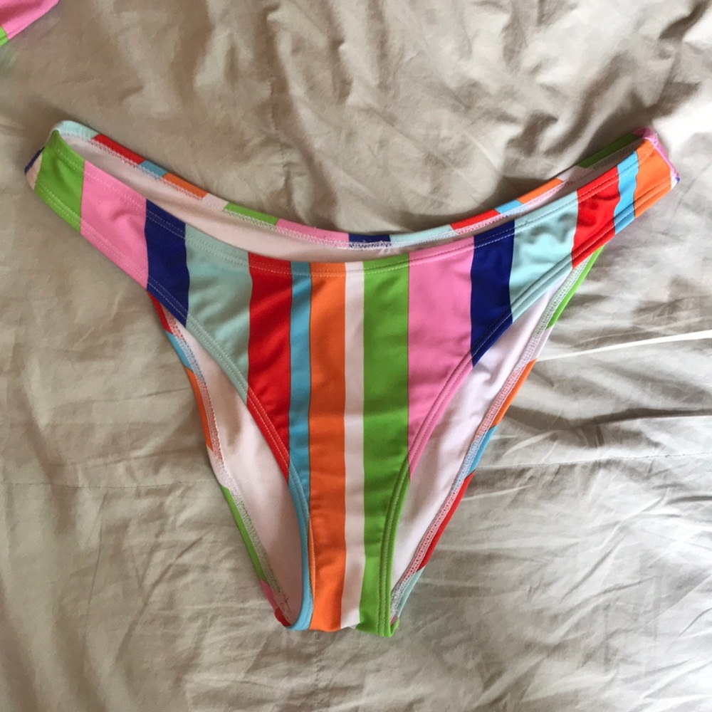 Forever 21 multi colored bikini bottoms